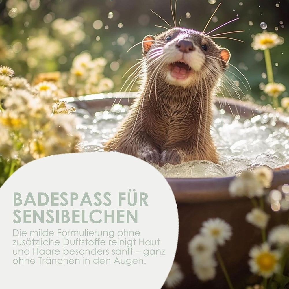 Jean & Len 2 in1, Gel doccia e shampoo per bambini sensibili, 200 ml Doccia e bagno Naty Shop