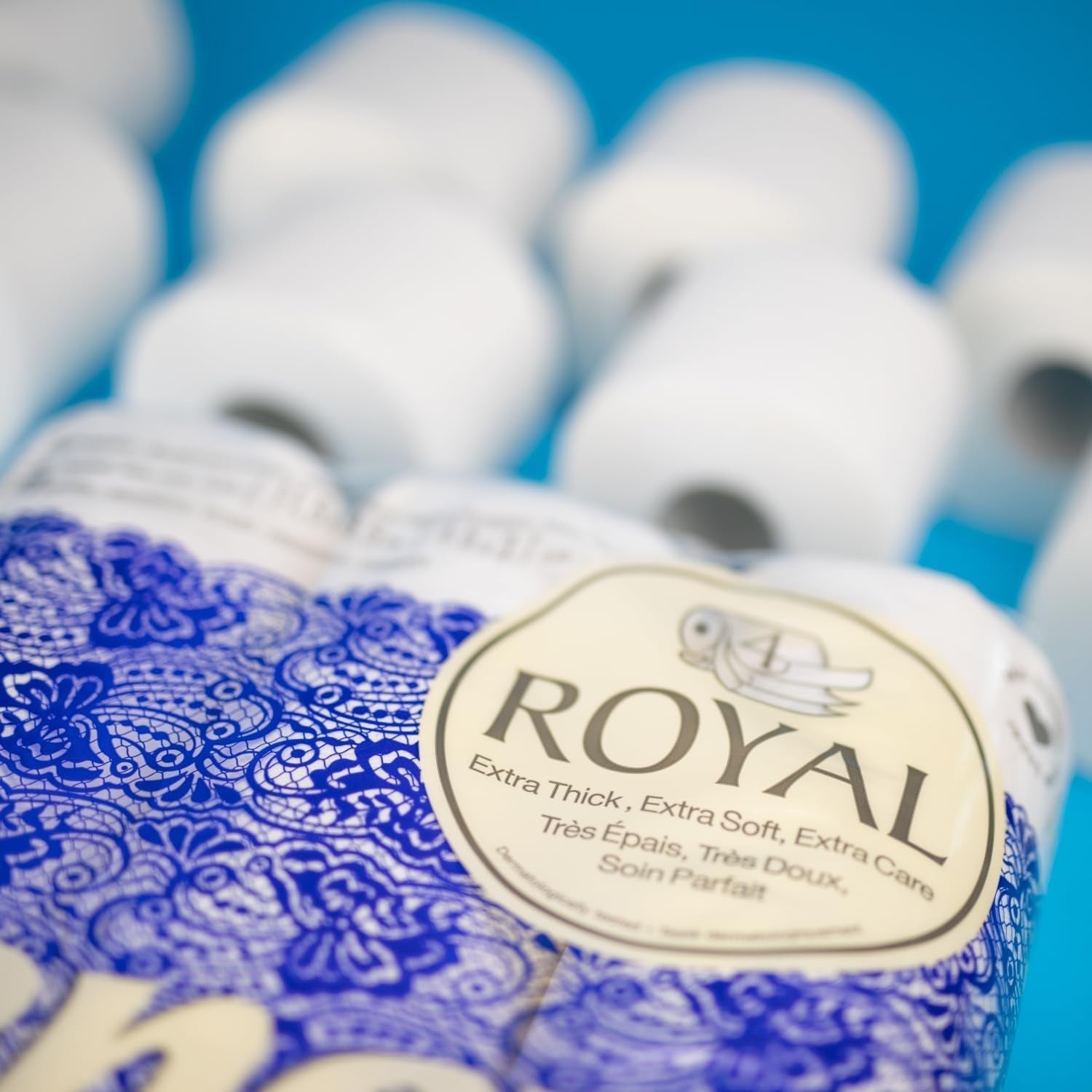 Hârtie igienică Renova ROYAL 9 role, albă, normală