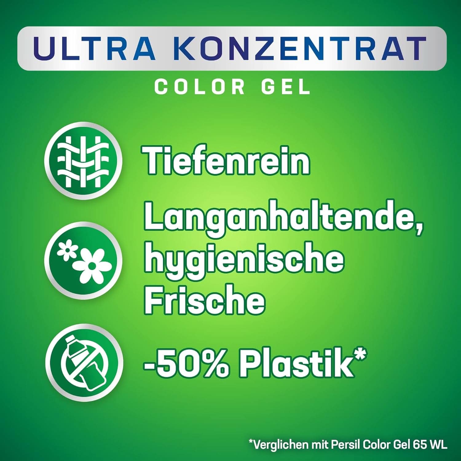 Persil Ultra Concentrate Colour Detergent (2 X 65 lavaggi), detersivo liquido altamente concentrato con tecnologia Deep Clean Plus contro le macchie più difficili Rufe Naty Shop Detergenti per Bucato