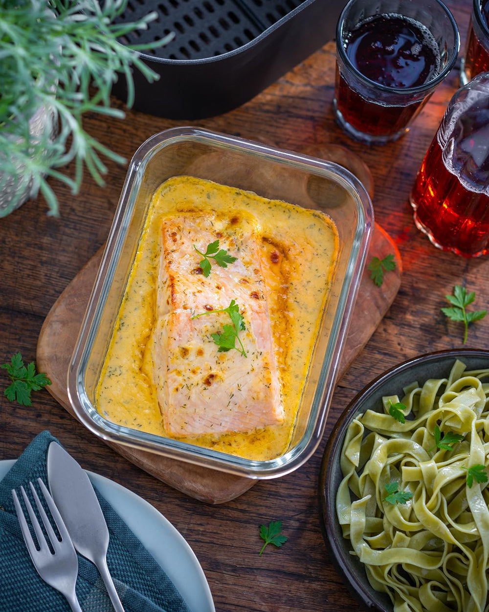 MAGGI Fix per Lachs-Sahne Gratin, Würzmischung, con ingredienti naturali*, per 2 porzioni, 1 confezione (1 x 26g)