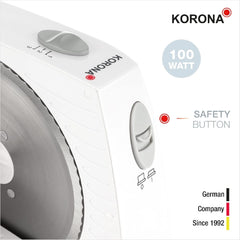 Korona 25500 Affettatrice multifunzione, larghezza di taglio regolabile, lama in acciaio inox Grattugie e Affettatrici Naty Shop