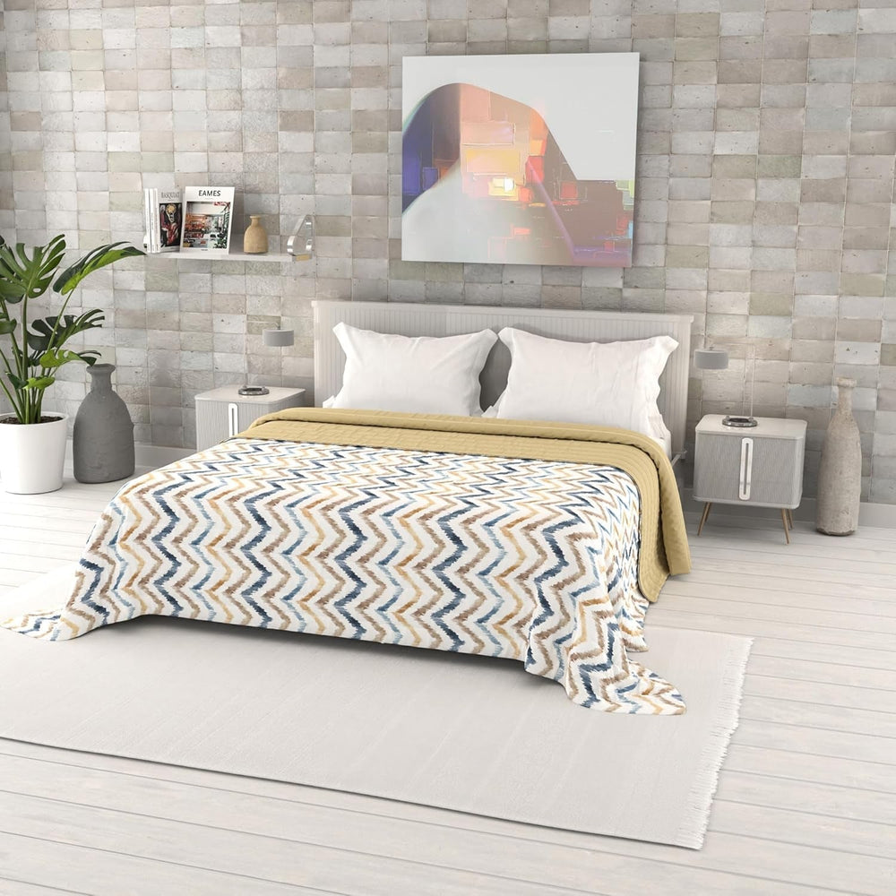 Cuvertură de vară imprimată Fantasy, umplutură din poliester, Petali, 260X270Cm