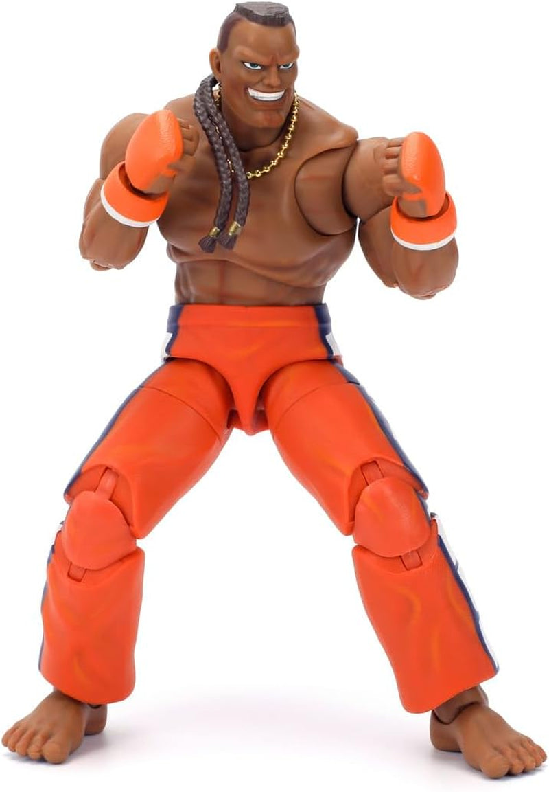 Jada Toys Street Fighter Figure Guile (15 Cm) - Personaj mobil de colecție și de acțiune din Street Fighter 2: The Final Challengers, cu cap, mâini și accesorii alternative, vârsta 13+ Action figures Naty Shop Dee Jay