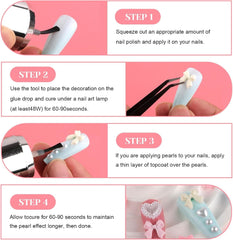 500 Pcs 3D Nägel Charm Schleifen Charms Nägel Nail Art Charms Schleife Nagel Charms Nägel Nail Art Schleifen Nageldekorationen Mit Aufnahmewerkzeug Für Frauen Und Mädchen Nagel-Diy-Zubehör