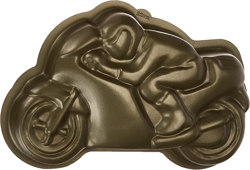 Staedter - Motivbackform Emil Der Igel - Hochwertige Antihaftbeschichtung - PFAS Frei Stampi e teglie Naty Shop Motivbackform Motorrad