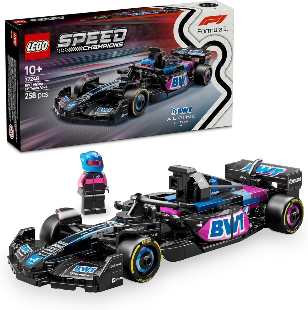 LEGO Speed Champions Auto da corsa Mercedes-Amg F1 W15 - Minifigure giocattolo di Formula 1 - Modello di auto da collezionare e costruire - Regalo per ragazzi e ragazze 10+ o fan adulti 77244 Set di costruzione Besuche den LEGO-Store Bwt Alpine F1 Team A524 Race Car 77248
