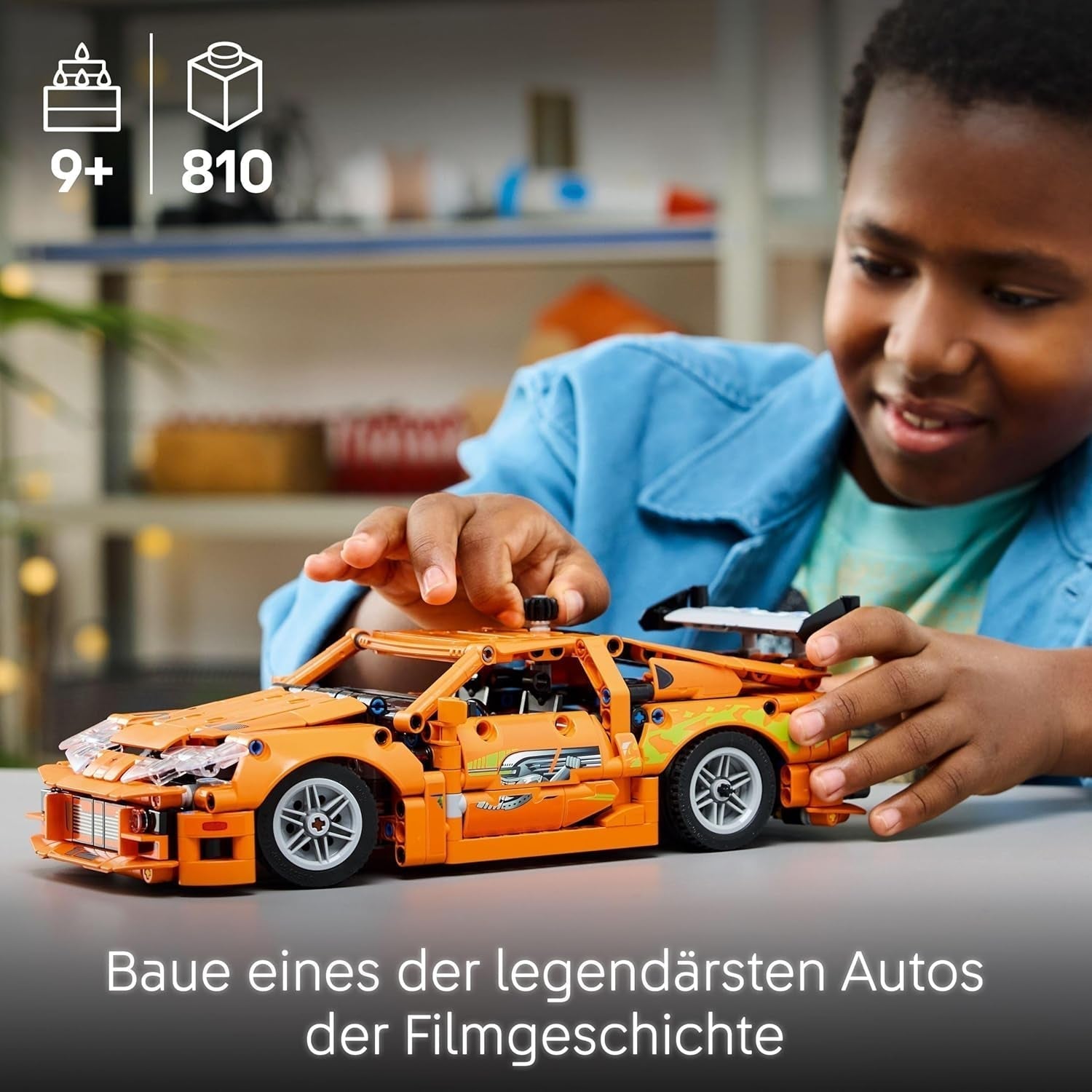 LEGO Technic Fast and Furious Toyota Supra MK4 - Macchinina - Con motore a 6 cilindri e porte apribili - Set di modelli per ragazzi e ragazze sopra i 9 anni - Idea regalo di compleanno 42204 Set di costruzione Beuche den LEGO-Store