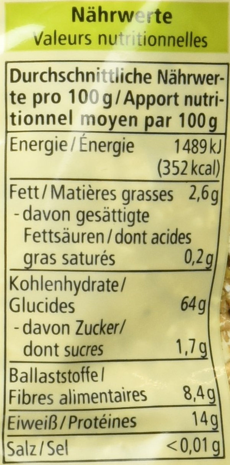 Bio Dinkelflocken Großblatt, 500G Cereale Naty Shop