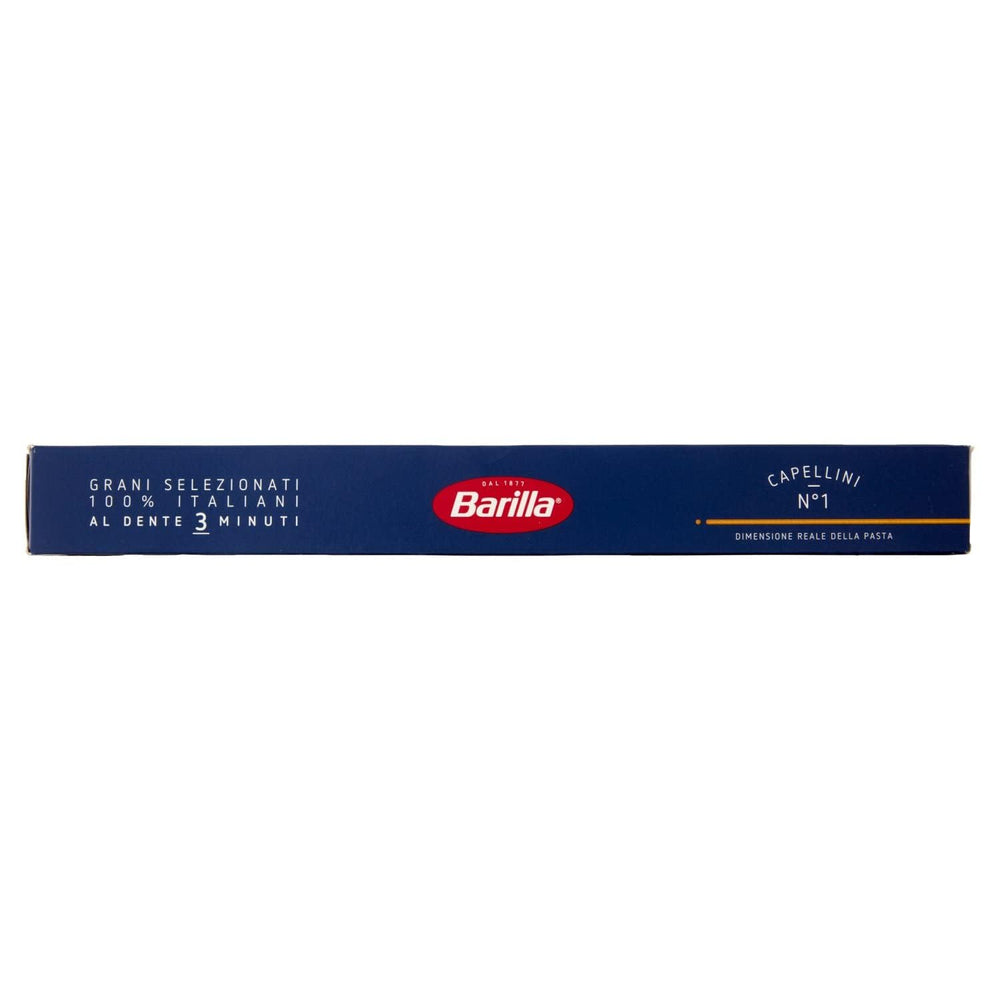 Pasta Barilla Classica Capellini Nr. 1, di semola di grano duro di alta qualità, sempre al dente, 500g