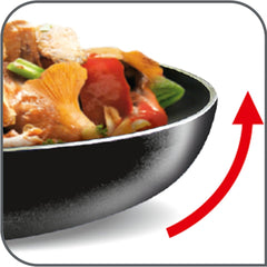 Tefal D52606 Resist, rivestimento antiaderente al titanio Pentole e Padelle Naty Shop