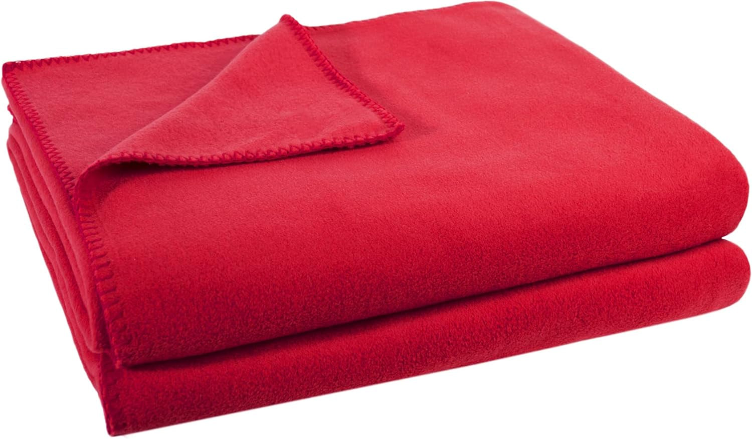 Zoeppritz Decke in Der Farbe: Rot, Aus 65% Poliestere, 35% Viscosa Hergestellt, Dimensione: 160X200 Cm, 103291-235-160X200