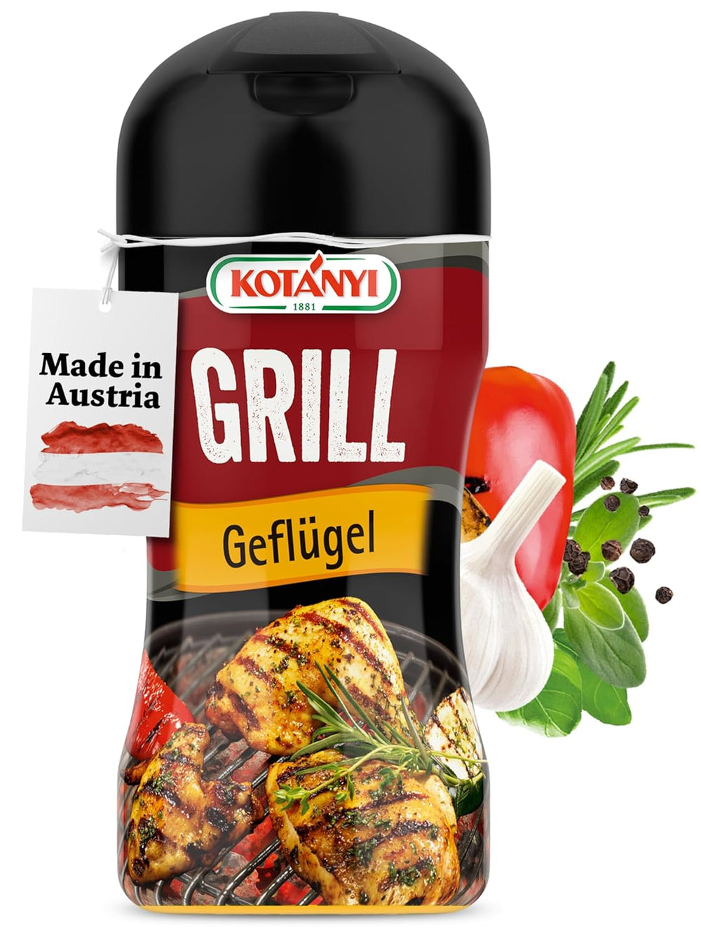 KOTÁNYI Grill Fisch Grillgewürz 80g - Gewürz für Fisch & Meeresfrüchte - Marinade für jede Fischart - Gewürzmischung zum Grillen - [Jetzt für die nächste Grillfeier bestellen!]