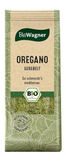 BioWagner - Bio Origano Gerebelt | Note mediterranee per pizza, pasta oder Fleischgerichte | naturbelassene Bio-Zutaten | riciclabile Verpackung | 10 g