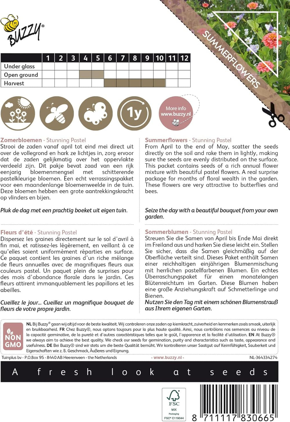 Bouquet colorati e vivaci, sorprendente mix di pastelli