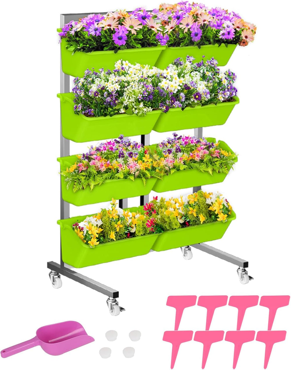 Hängende Vertikale Wand Pflanze, Vertikale Pflanzenwand Balkonbar Pflanzenwand Indoor mit Smart-Timer und Wasserpumpe Blumentopf Wand für Hof Garten Balkon Home Decor
