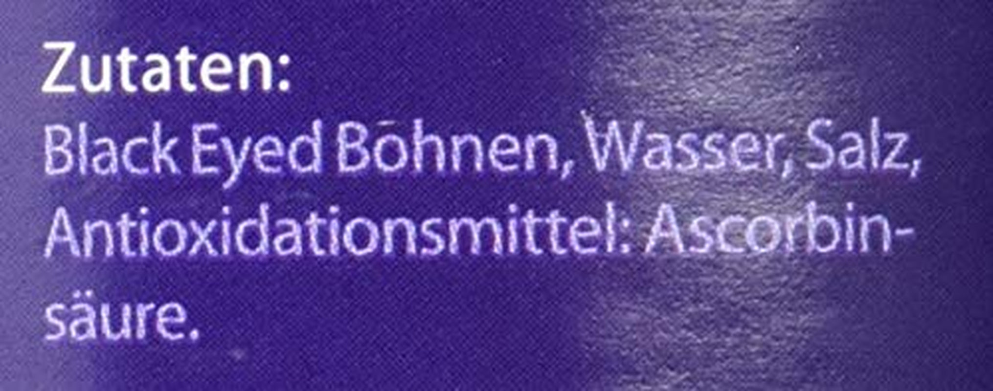 Confezione da 12 fagioli dall'occhio nero (12 x 425 ml)