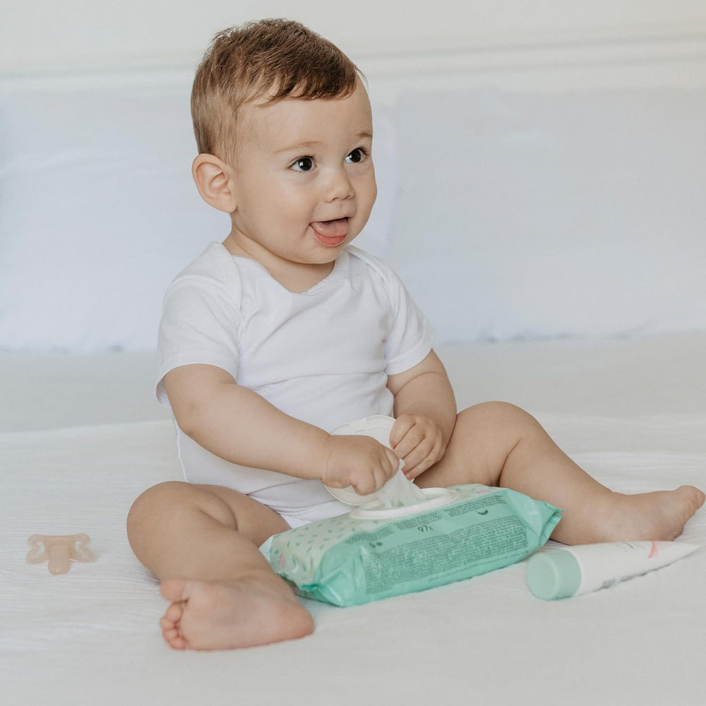 Suavinex 14 Confezione da 60 salviette umidificate per neonati (840 salviette in totale), idratanti, adatte alla pelle atopica, ingredienti naturali al 95%