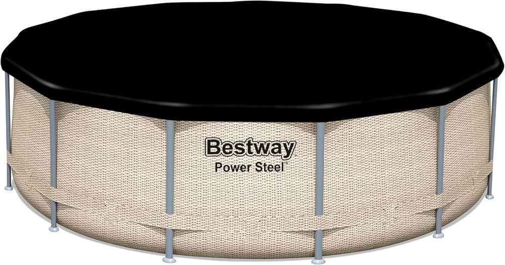 Prelată Bestway din PVC Ø 401 cm, neagră, rotundă