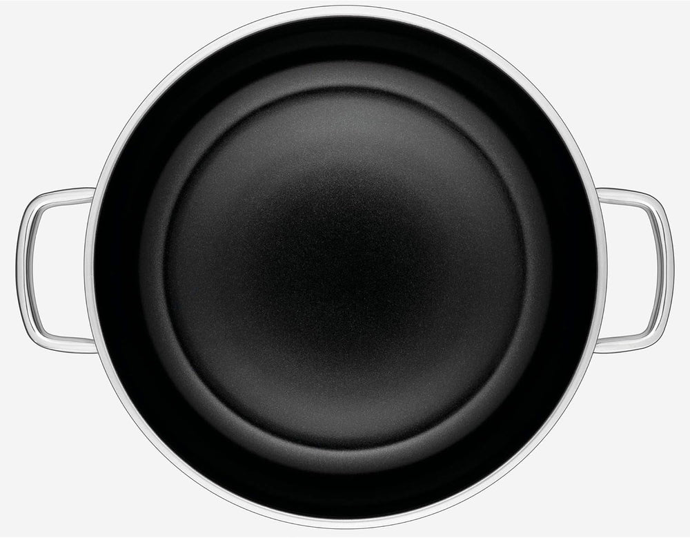 WMF Durado teglia/arrosto 28 cm induzione, acciaio inox rivestito in Cromargan, rivestimento in ceramica, resistente al forno Pentole e Padelle Naty Shop