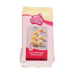 Funcakes Mix Für Schweizer Baiser Buttercreme: Einfach Zu Berübenen, Cremig, Perfekt Zum Dekorieren, Abdecken Und Füllen Von Kuchen, Belag Auf Cupcakes. 400 G. Miscela per panificazione e cucina Naty Shop Titolo predefinito
