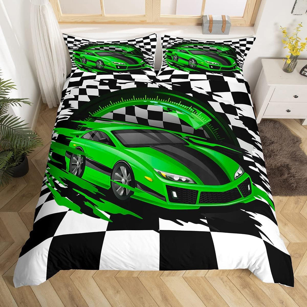 Jungen Cartoon Auto Bedtuchen Set 135X200,Kinder Bau Fahrzeuge Tröster Abdeckung Für Kind Kleinkind Teens,Dinosaurier Bettbezug,Traktor Maschinerie Bagger Bettdecke Abdeckung,Lkw Autos Bedtuchen Naty Shop Multi 10 220*240+80*80*2