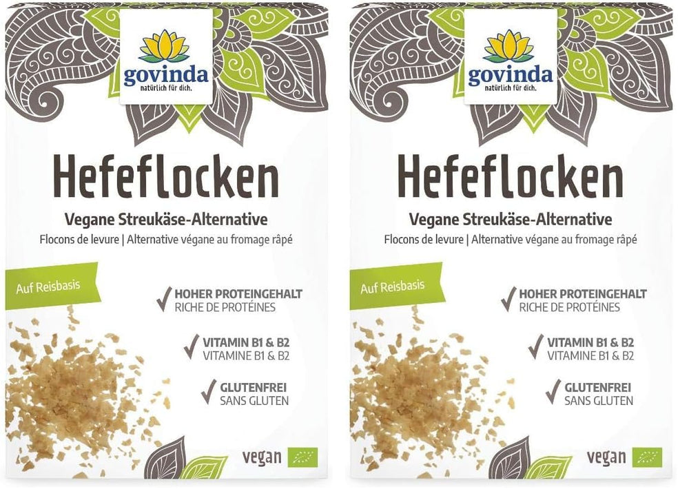 Hefeflocken auf Reisbasis vegan Streukäsealternative, 100 g