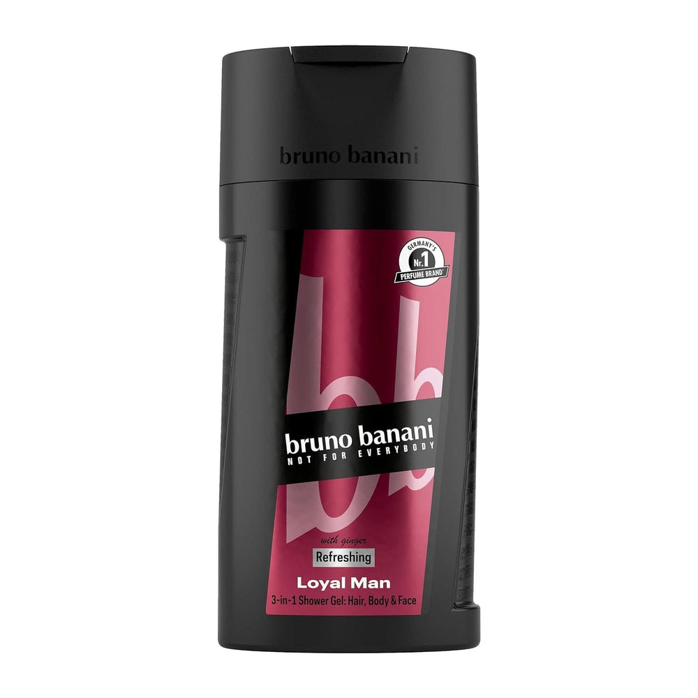 Bruno Banani Loyal Man Gel doccia 3 in 1 per corpo, capelli e viso, uomo, 250 ml Doccia e bagno Naty Shop 250 ml Apple