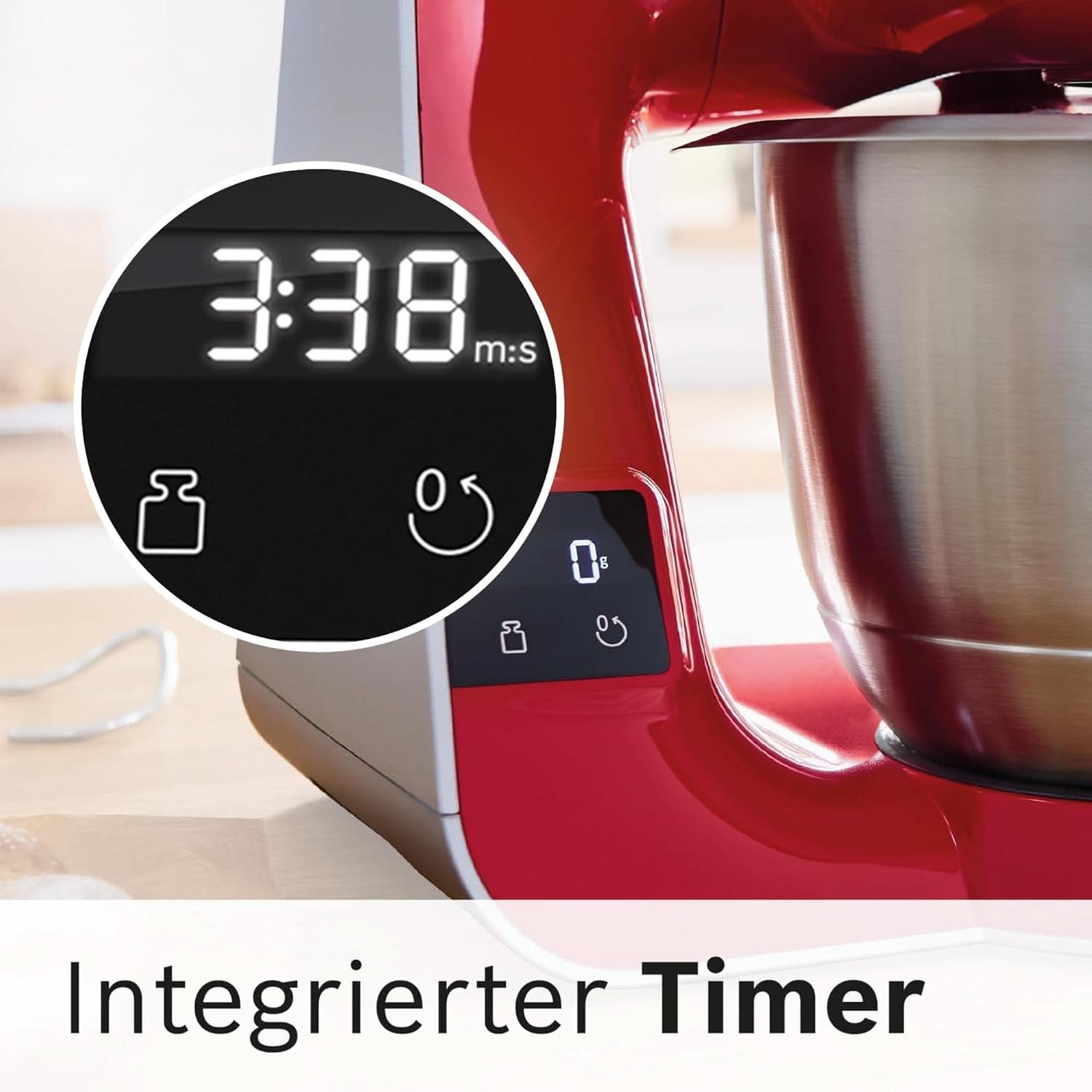 Robot da cucina Bosch Serie 4 MUM5X720, bilancia integrata, ciotola in acciaio inox 3,9 L, mixer 1,25 L, 1000 W Accessori Alimentazione e Allattamento Bebe Naty Shop