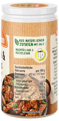 Ostmann Gewürze - Fleisch & Gyros Gewürzsalz | Pikantes Gewürz mit mediterraner Note für gegrilltes und gebratenes Fleisch | Mit praktischem Streuaufsatz | 50 g in un colino