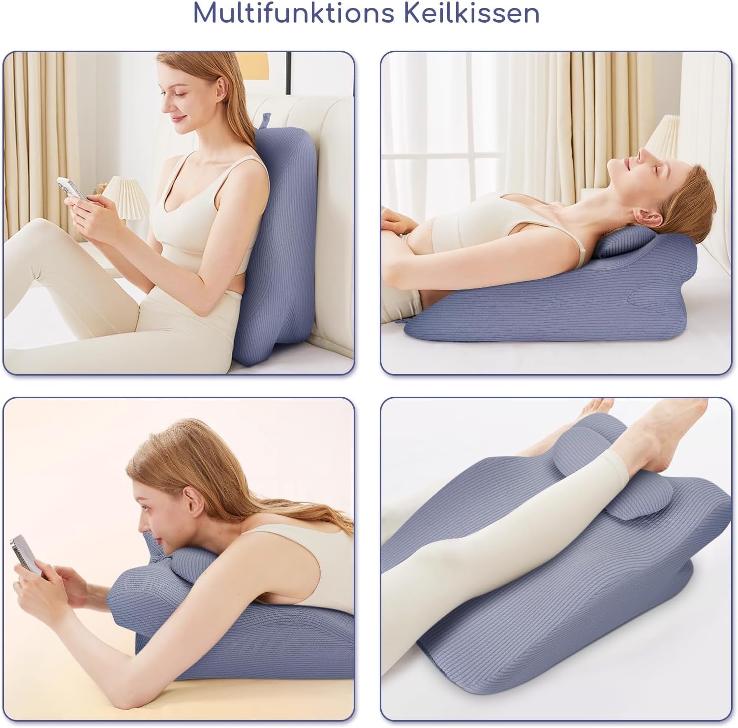 Pernă de citit pentru pat și canapea, pernă cu pană, pernă de pat din spumă cu memorie, pernă pentru dormit pe o parte, pernă ergonomică pentru susținerea spatelui, pentru citit și vizionat la televizor