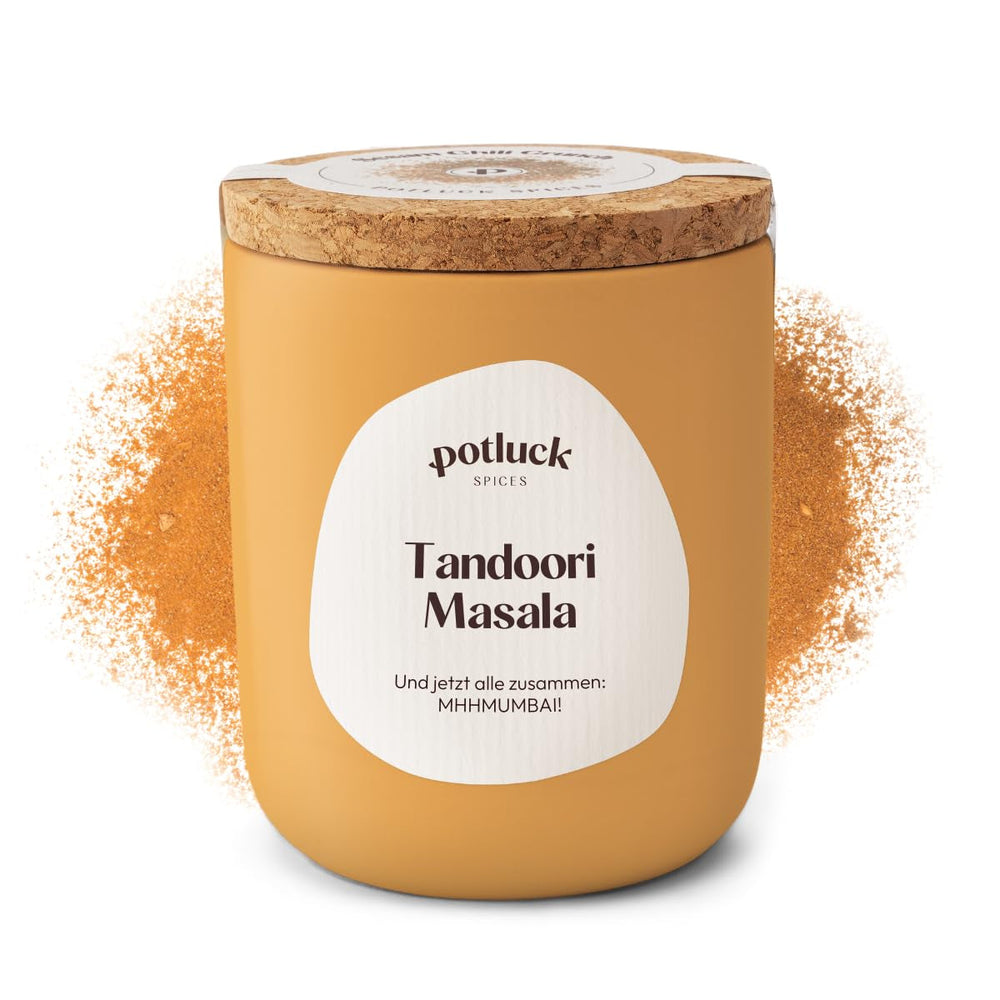 Potluck | Umami Crunch | Würzmischung im Keramiktopf | 75 g | Vegan, glutenfrei und mit natürlichen Inhaltsstoffen