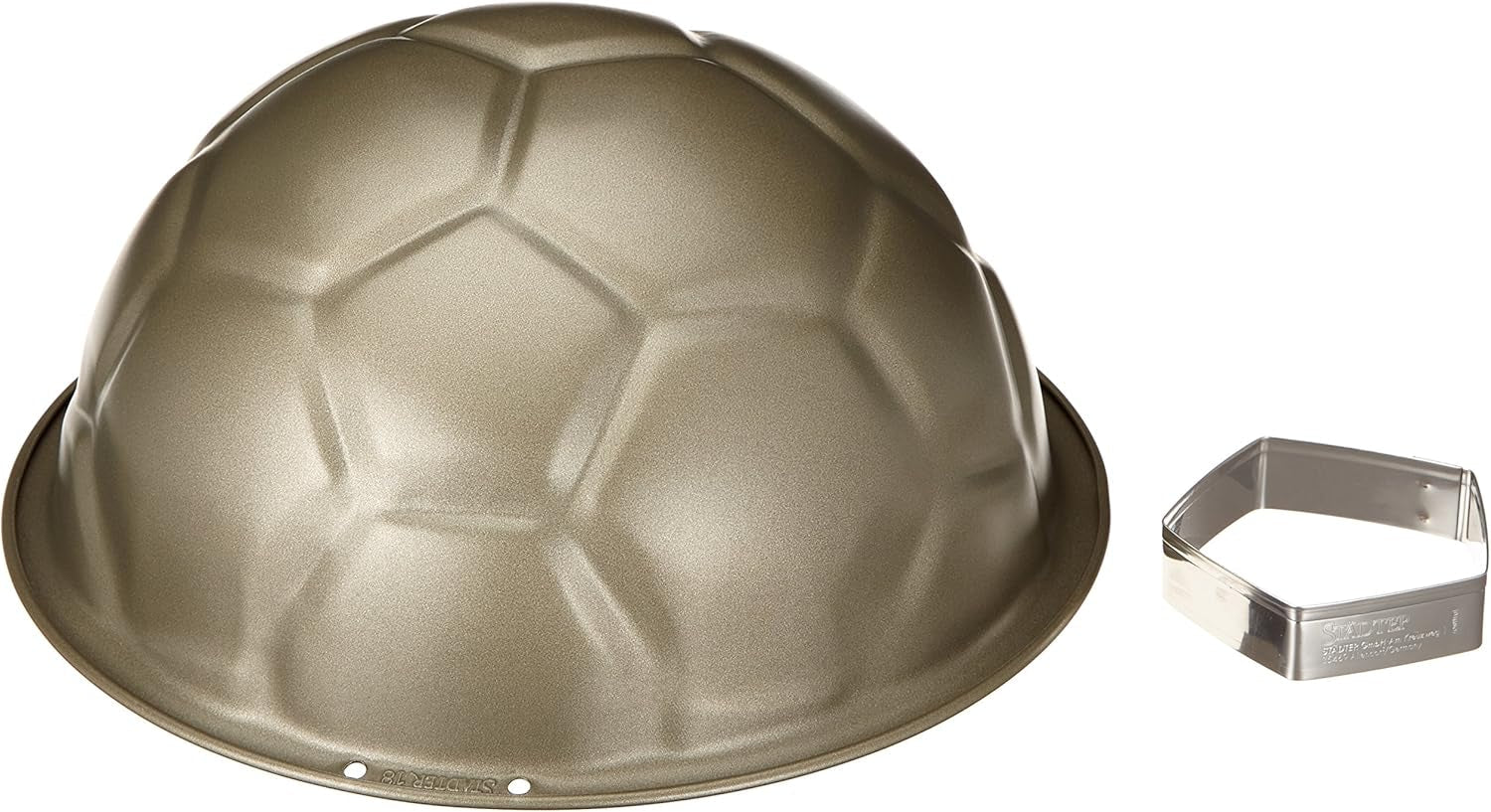 Staedter - Motivbackform Emil Der Igel - Hochwertige Antihaftbeschichtung - PFAS Frei Stampi e teglie per dolci Naty Shop Motivbackform Fußball