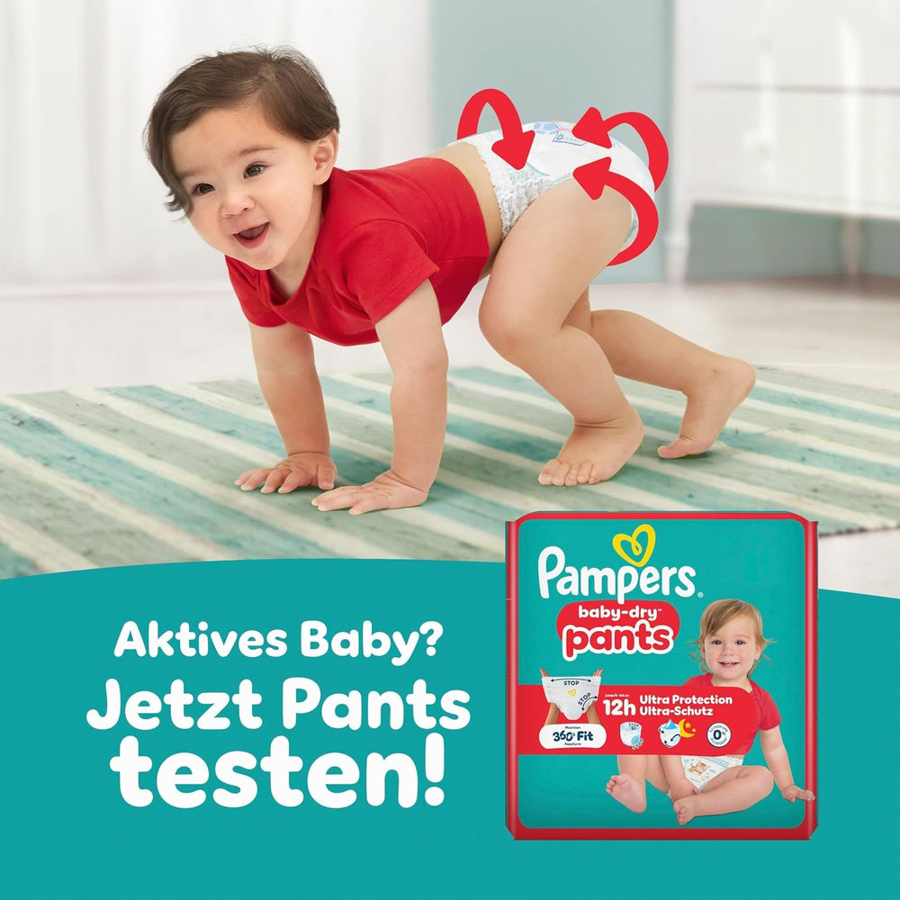 Pannolini Pampers Baby-Dry taglia 5, 174 pannolini, 11 kg - 16 kg, protezione dalle perdite fino al 100% e comfort per tutta la notte