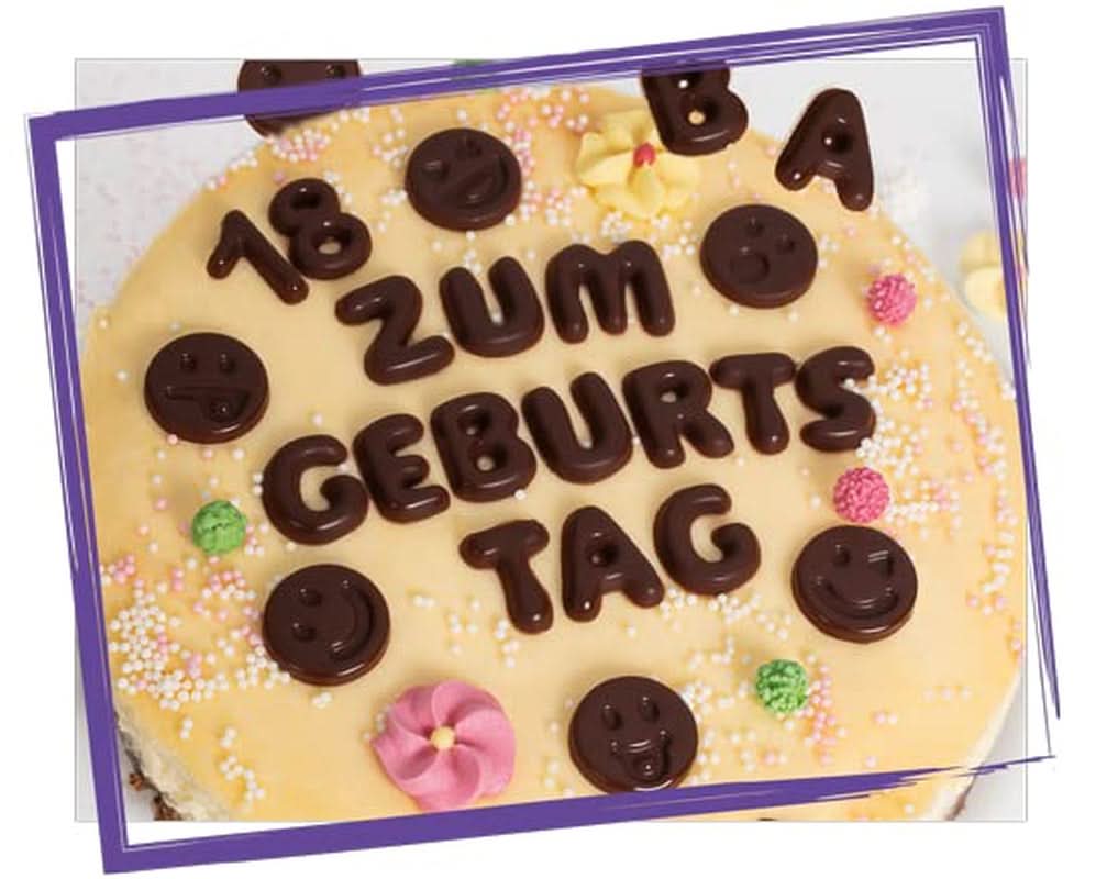 Günthart Backdecor, 90 pezzi lettere, alfabeti e numeri di cioccolato in finissimo cioccolato fondente, 47 grammi Naty Shop