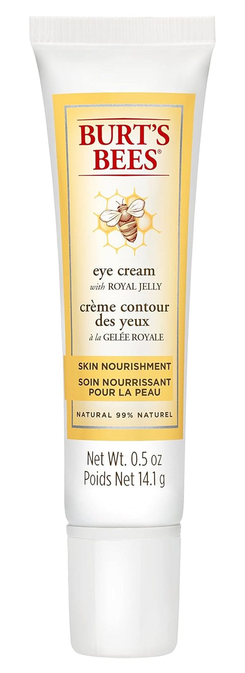 Burt'S Bees Crema contorno occhi naturale per pelli sensibili con estratto di cotone, 14 g Cosmetici e Bellezza Naty Shop Nutriente