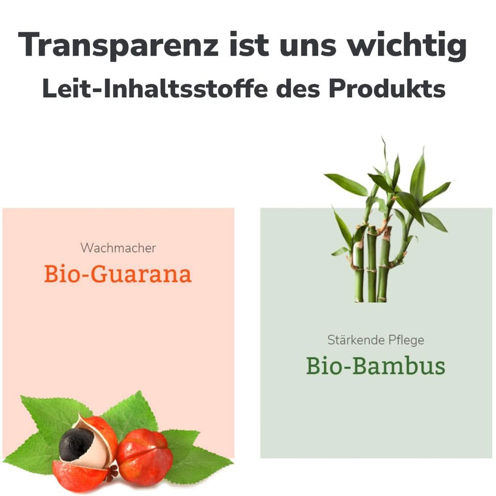 Lavera, Gel doccia con bambù biologico e guaranà, 3 in 1, per pelle, capelli e viso, 200 ml Doccia e bagno Naty Shop