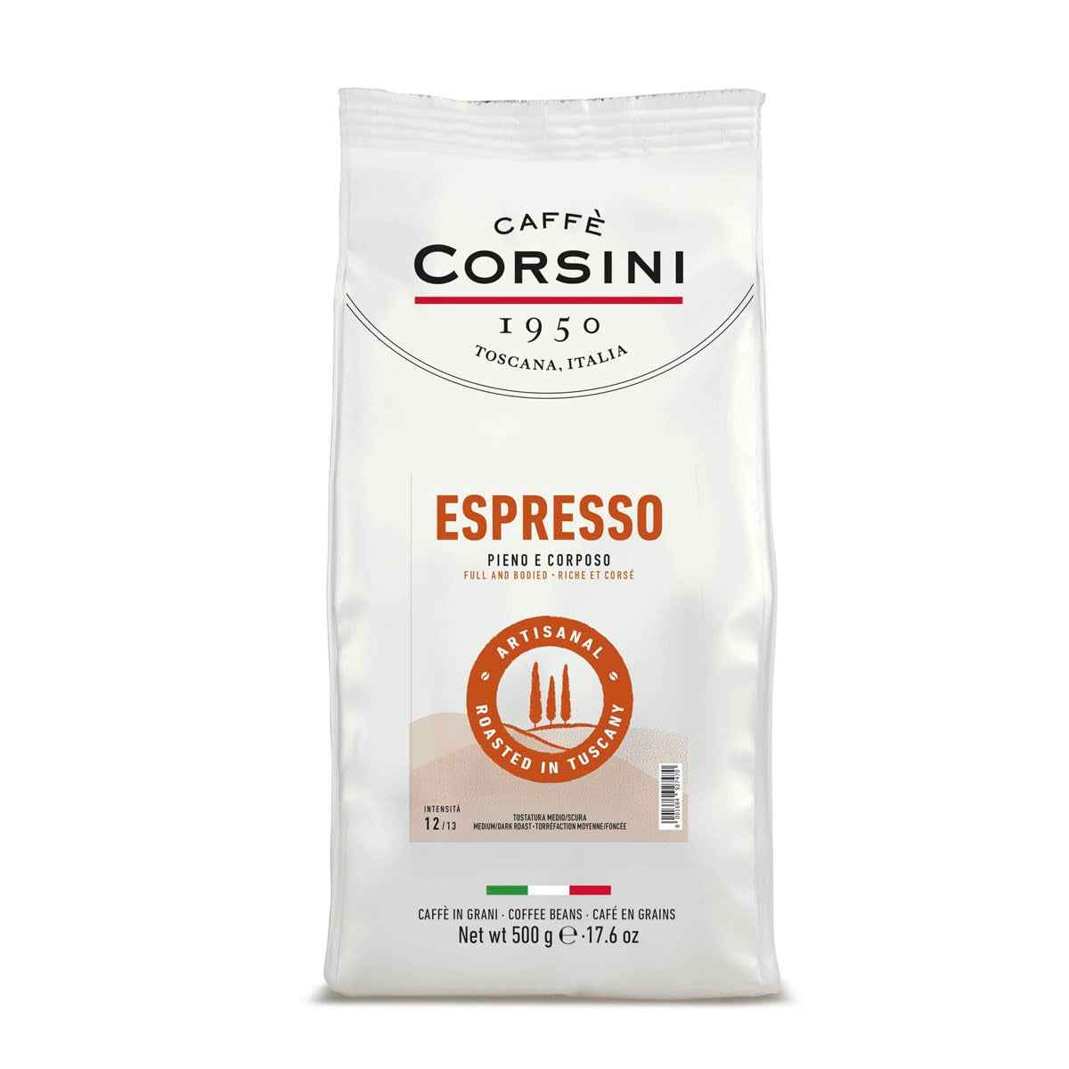 Caffè Corsini - Set Aromatische Kaffeebohnen Der Perfekte Morgen, Ausgewählter Kaffee, 2x500g + 1Kg Gesamtes Set 2Kg