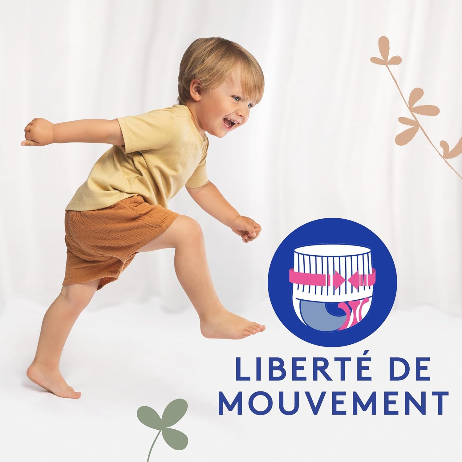 Douceur Naturelle - Mutandine, Taglia 6 (16-26 kg) Confezione da 1 mese - 112 mutandine