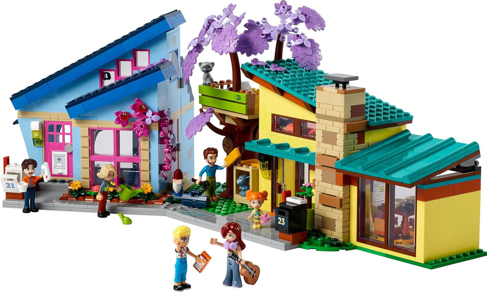 LEGO Friends Casa familiare Olly e Paisley, casa delle bambole con personaggi e accessori, set casa a due piani e casa sull'albero, regalo creativo per ragazze e ragazzi 7+ 42620 Set da costruzione Besuche den LEGO-Store