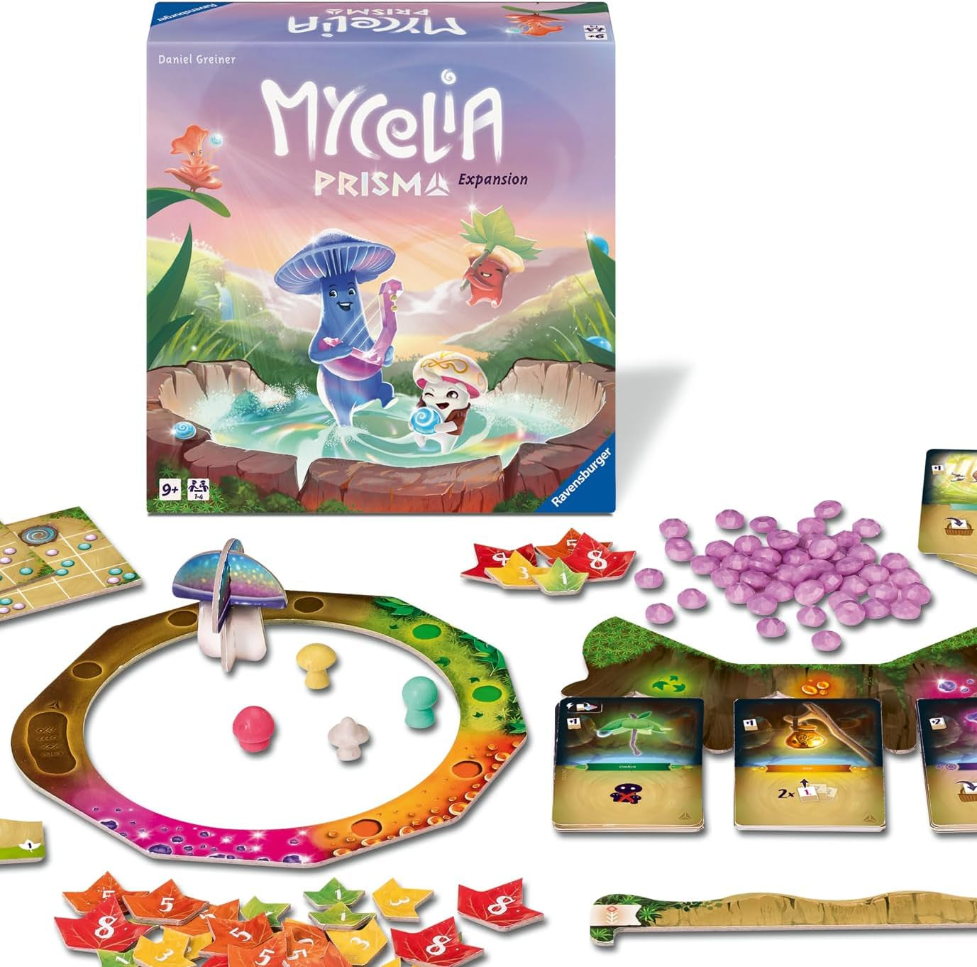 Ravensburger 27489 - Mycelia - Gioco di costruzione di mazzi per famiglie, gioco da tavolo per adulti e bambini 9+ - Semplice gioco di strategia per 1-4 giocatori