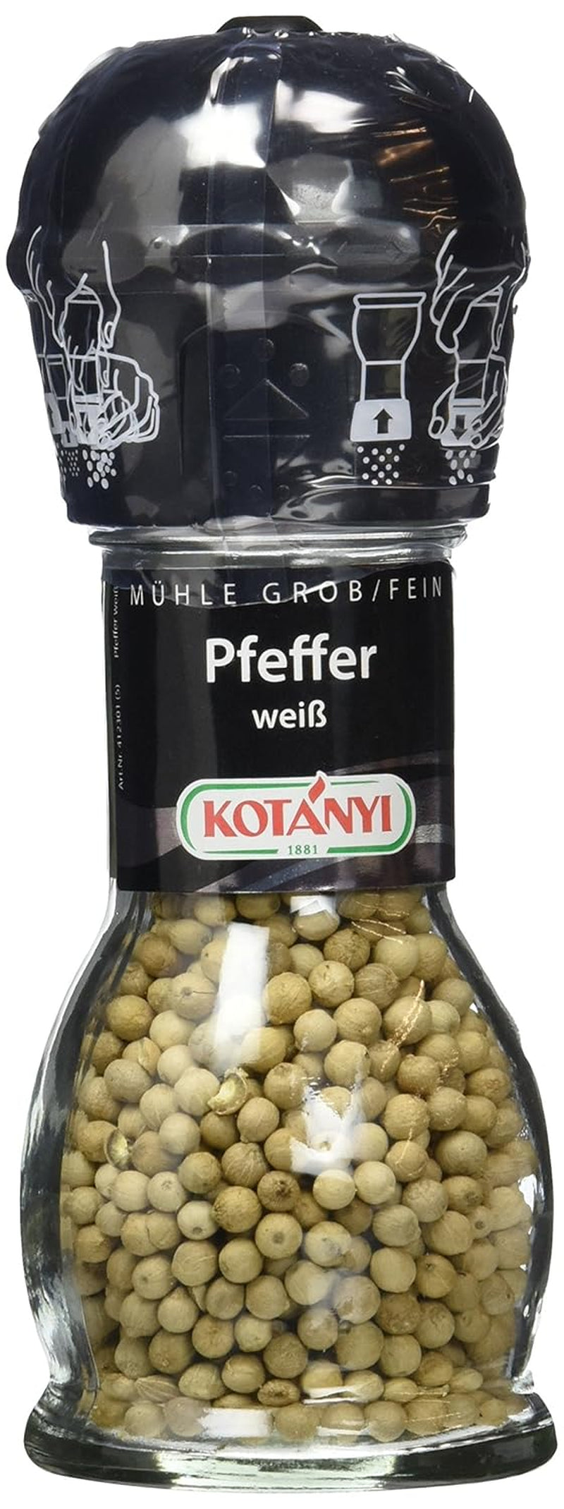 Kotanyi Knoblauch Mühle, piccante (1 x 48g)