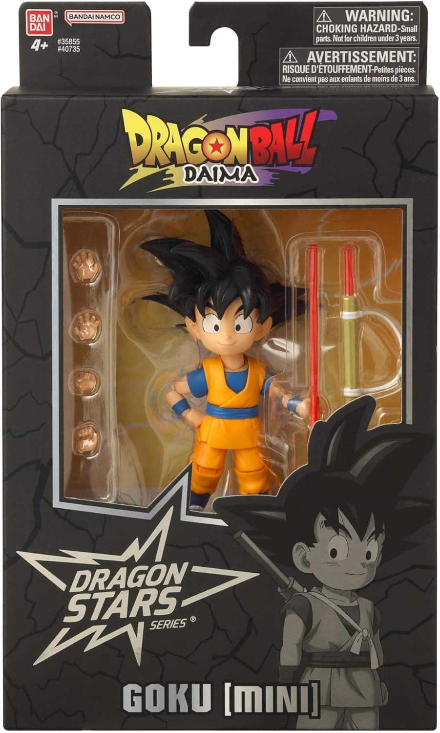 BANDAI - Dragon Ball Daima Kid Goku - Dragon Star Figure 17 cm - Kid Goku Figure con accessori - Licenza ufficiale Dragon Ball - Mini Goku Figure mobile - Giocattolo da 4 anni - 40735 Action figures Naty Shop