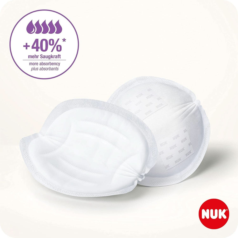 NUK High-Performance Einweg-Stilleinlagen Mit Sofort-Saugvlies | Einlagen Zum Stillen | Einzelverpackung | +40% in più di potenza di aspirazione | 60 Stück Alimenti per bambini e Accessori per l'allattamento Naty Shop