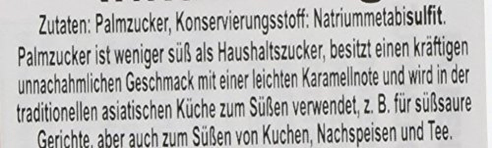 Cock Palmzucker, Scheiben, 4Er Pack (4 X 454 G Packung) Dolcificanti Naty Shop