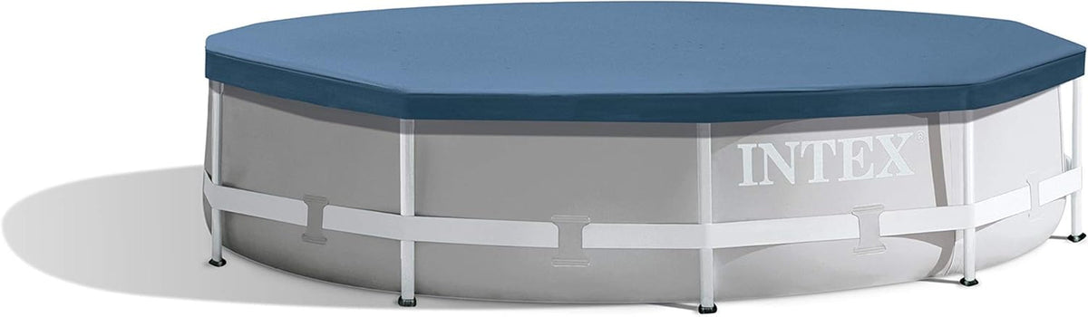Prelată rotundă pentru piscină Intex - Prelată pentru piscină - Pentru piscine cu cadru metalic și prismatic 58108 Albastră 3 m