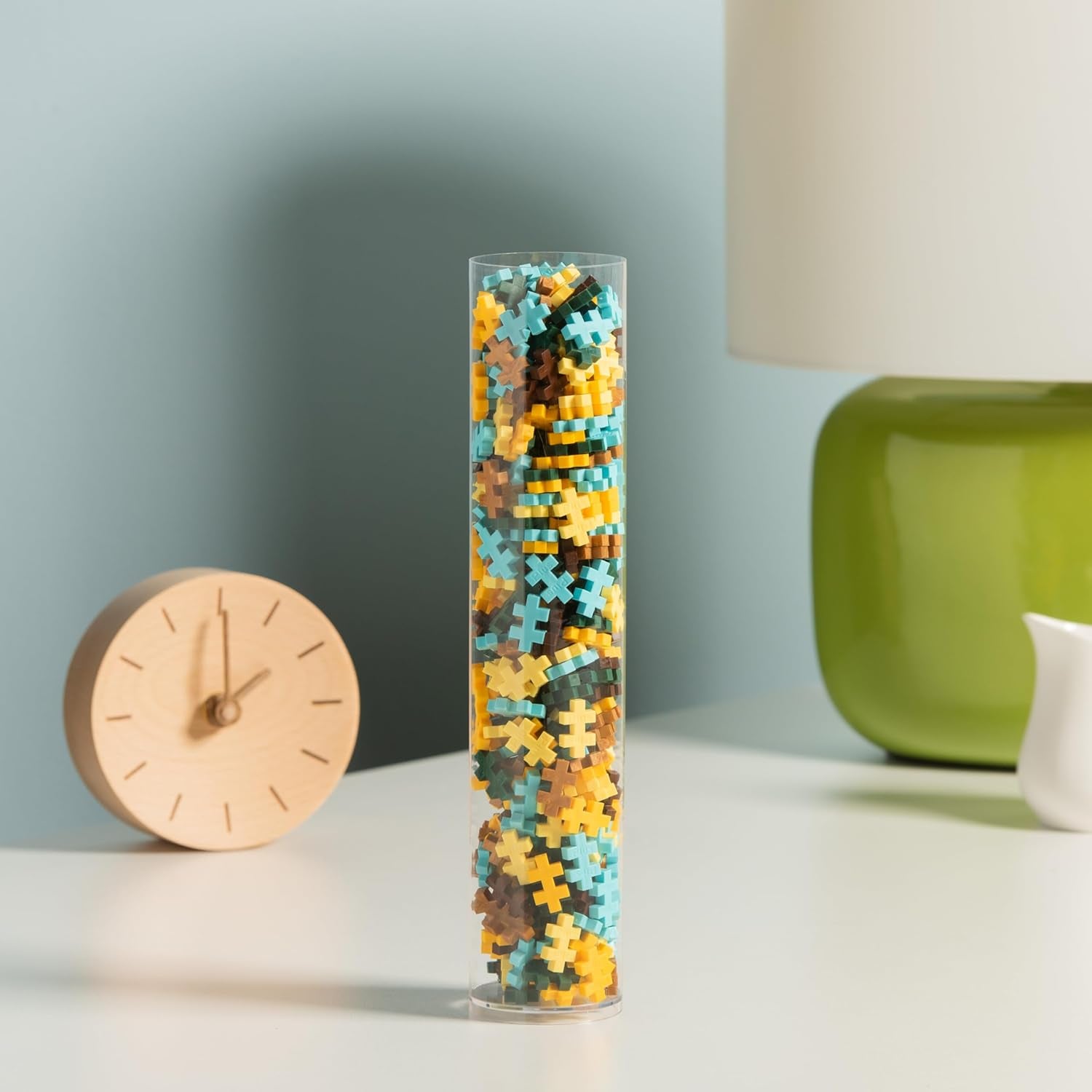 Plus-Plus 5163 Geniales Konstruktionsspielzeug, Sonnenblumen von Vincent Van Gogh, Inspired-Edition, Kreativ-Bausteine ​​​​Tube, 350 Teile, Girasoli