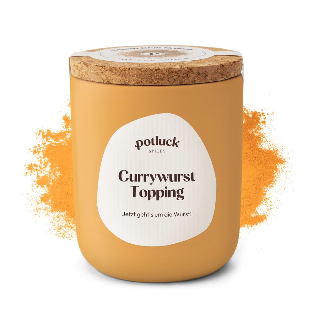 Potluck | Hamburger di spezie | Würzmischung im Keramiktopf | 100 g| Vegano, senza glutine e con ingredienti naturali