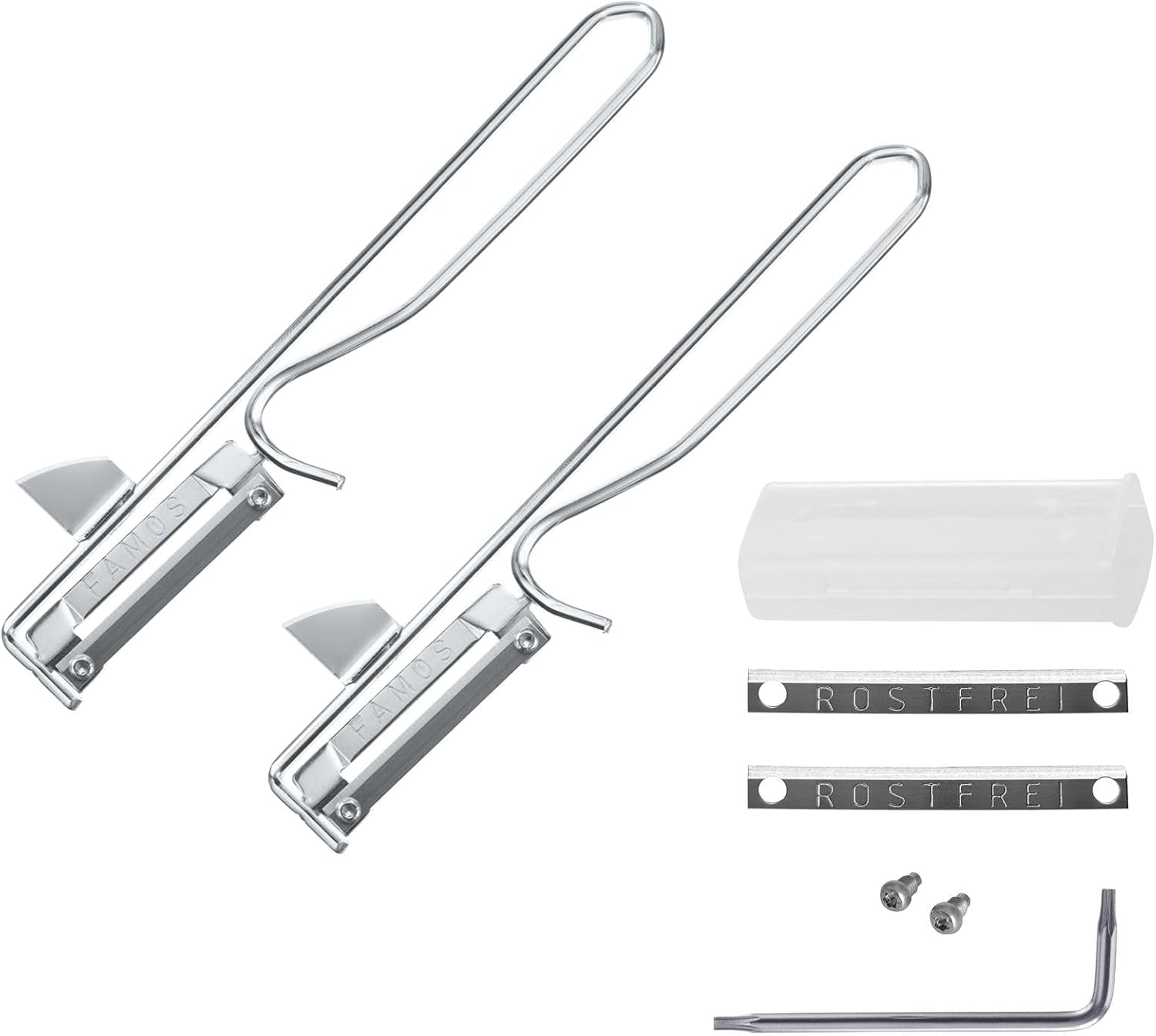 Westmark 106122E1 Pelapatate Lama in acciaio cromato Pelapatate inossidabile Naty Shop Silber