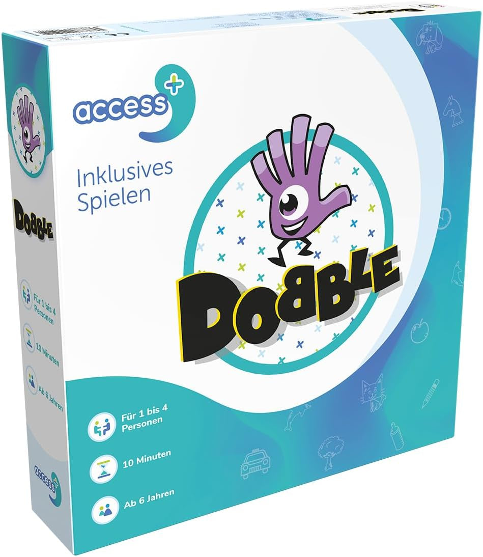 Dobble Bundesliga, gioco per famiglie, gioco di carte, 2-8 giocatori, dai 6 anni in su, 15 minuti, tedesco