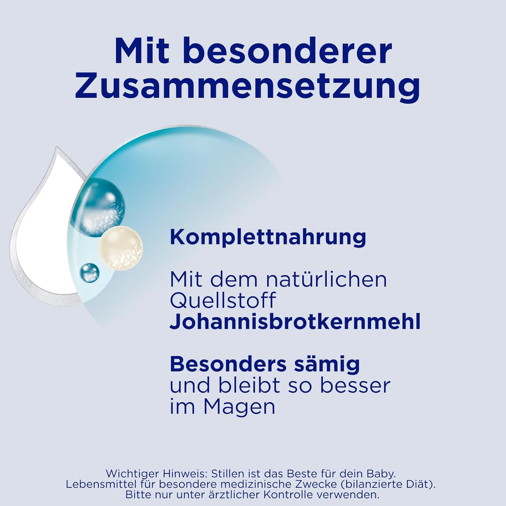Aptamil Anti-Reflusso - Formula completa dalla nascita Gestione alimentare Vomito e rigurgito Alimenti per bambini Latte in polvere 1 x 800 g